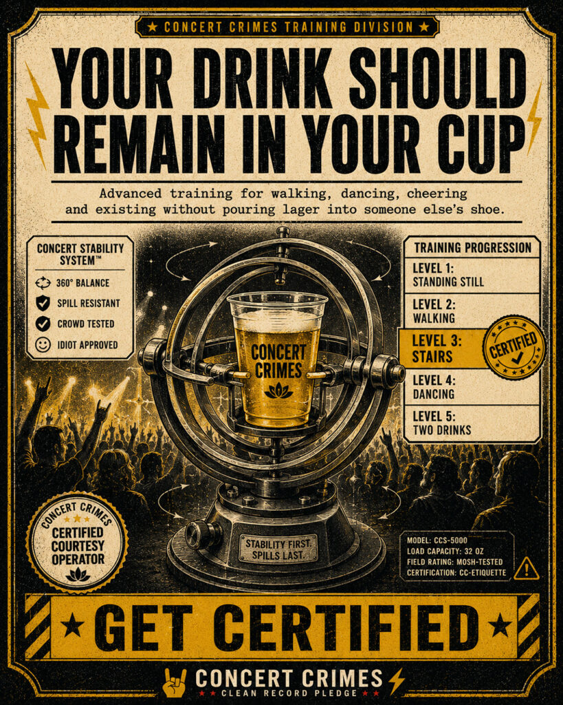 Concert Crimes Beer Stability Certification house ad
